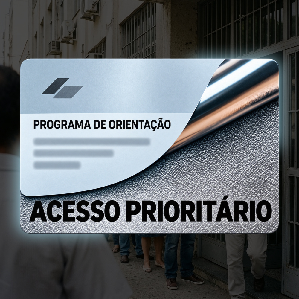 Cartão de acesso — Acompanhamento para escolha de curso ou formação
